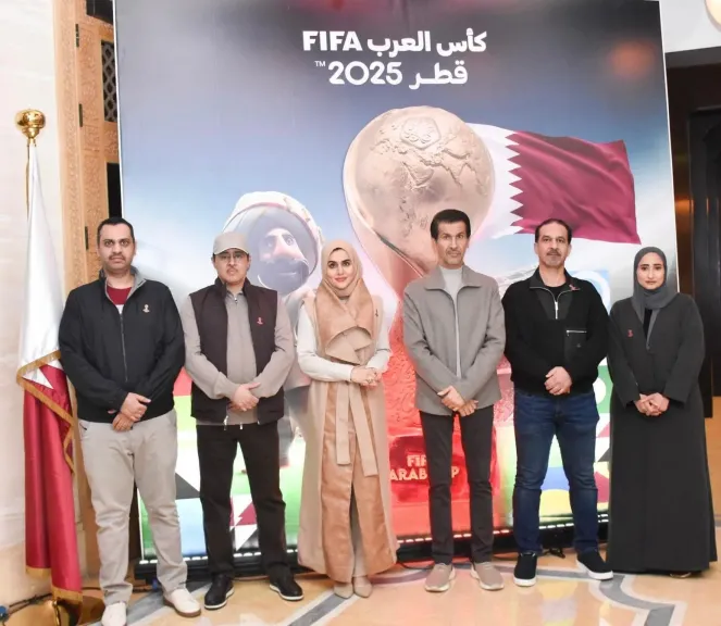 سفارة قطر بالقاهرة تنظم فعالية خاصة بمناسبة افتتاح بطولة كأس العرب FIFA قطر 2025
