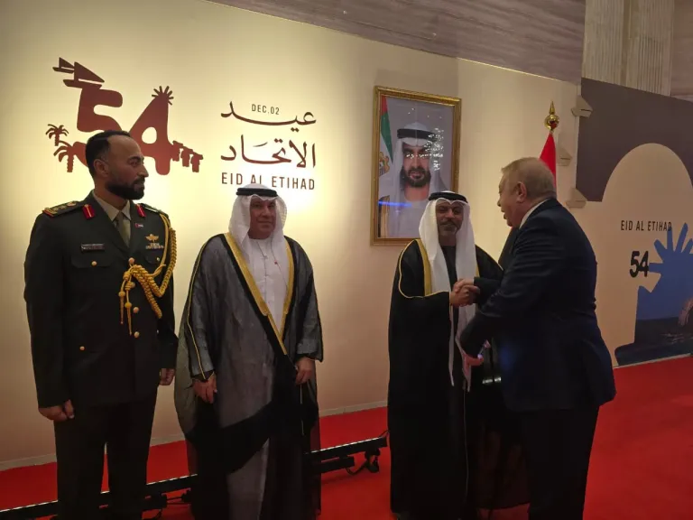 النائب أسامة شرشر يشارك في احتفالية سفارة الإمارات باليوم الوطني 54