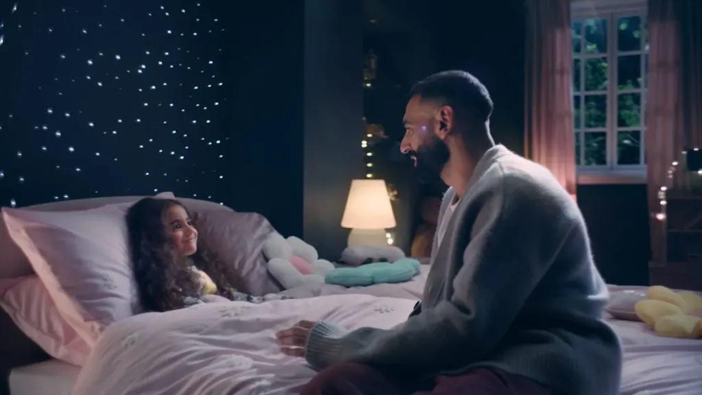 محمد صلاح وابنته كيان في إعلان برنامج ”بيبسي ستارز” الجديد