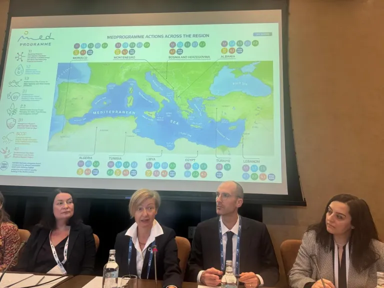 منال عوض:مصر تدعو دول المتوسط الإهتمام بقضايا الحوكمة والرصد لاتفاقية برشلونة