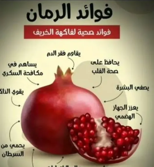 الوقاية من السرطان و أمراض القلب أبرز فوائد الرمان