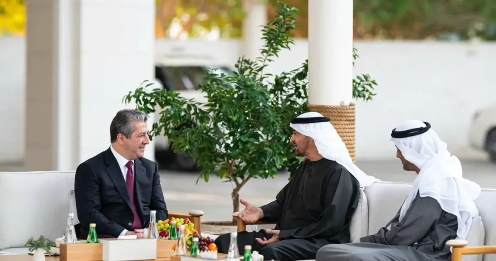 رئيس حكومة كوردستان في الإمارات لبحث سبل تعزيز التعاون الاقتصادي