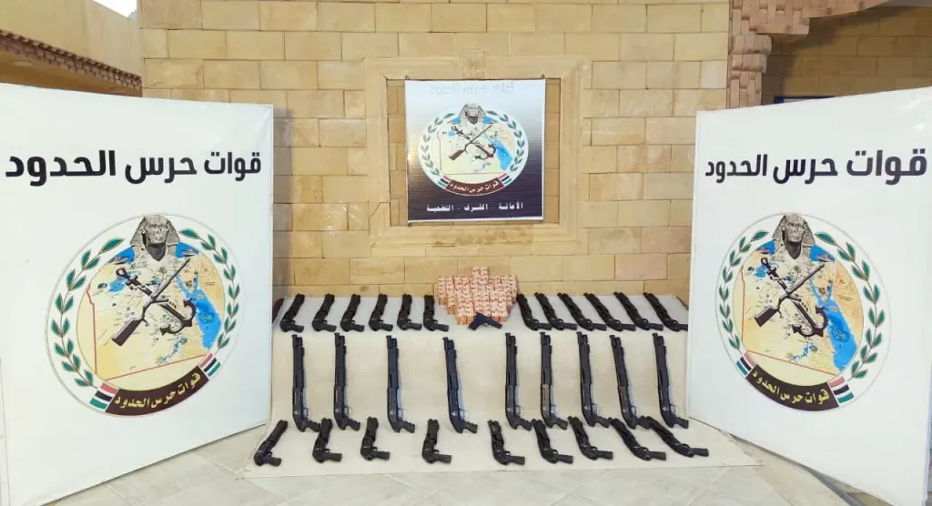 قوات حرس الحدود تضبط مواد مخدرة في سيناء بقيمة 2 مليار جنيه وتضبط أسلحة وذخائر تستهدف الأمن القومي