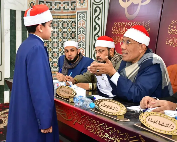 بحضور الشيخ الطاروطي.. اختبار 87 متسابقًا في فرع الصوت الحسن بمسابقة بورسعيد الدولية لحفظ القرآن الكريم والابتهال الديني