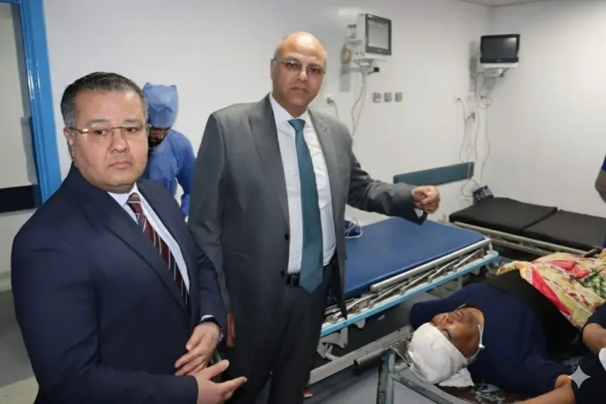 ”محافظ القليوبية” يزور مصاب إنهيار الشدة الخشبية بكفر الجزار.. ويتوعد بصرف تعويضات لهم