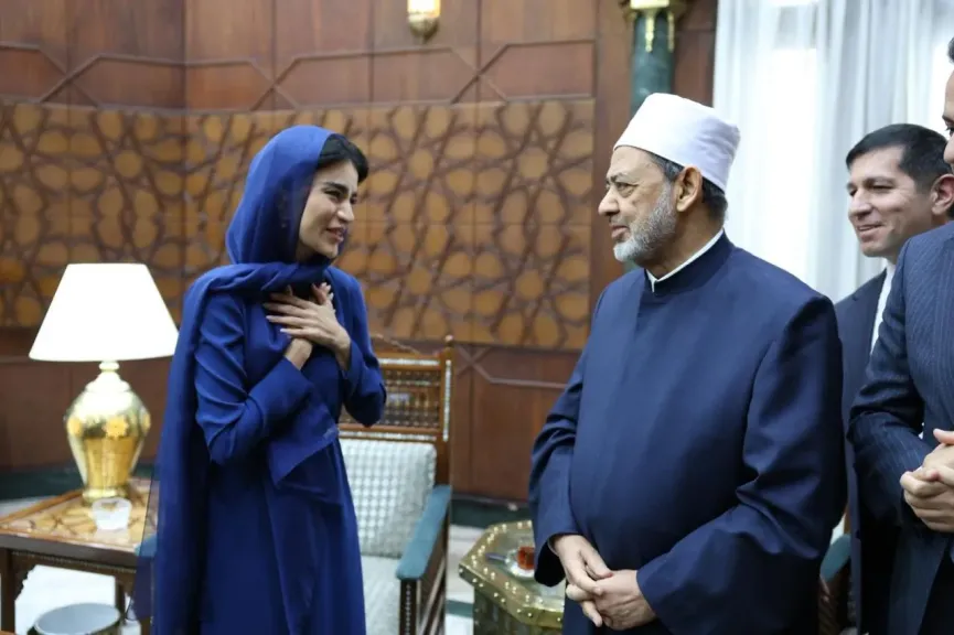 شيخ الأزهر يستقبل السيدة سعيدة ميرزيوييفا رئيسة الإدارة الرئاسية في جمهوريَّة أوزبكستان ويتفقان على تعزيز العمل لحفظ التراث الإسلامي