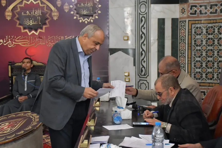 برئاسة رئيس لجنة مراجعة المصحف بالأزهر.. اختبار 44 قارئًا متفقه بمسابقة بورسعيد الدولية