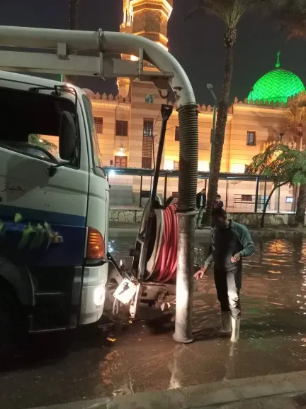 استعدادات مكثفة.. رفع حالة الطوارئ بالعبور لمواجهة تقلبات الطقس