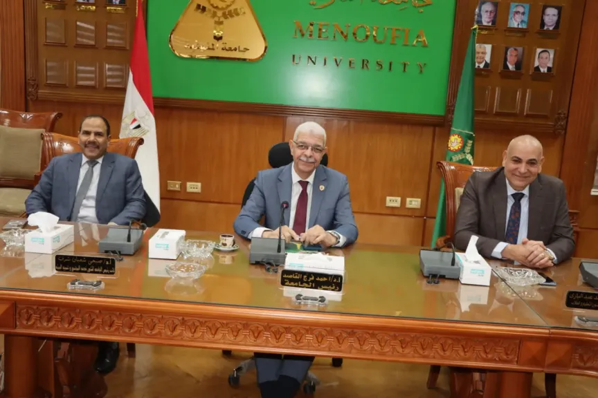 جامعة المنوفية تبدأ العد التنازلي لاحتفالها بالعيد الـ49… ”والقاصد” يتابع  التفاصيل النهائية مع اللجنة المنظمة