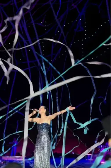 كاتي بيري تتألق في أول حفل لها أمام أهرامات الجيزة| تفاصيل