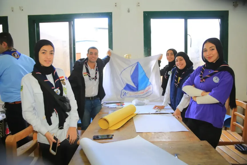 جامعة كفر الشيخ تشارك في فعاليات المعسكر التأهيلي الكشفي لمراكز التدريب على مستوى الجامعات المصرية بالإسكندرية