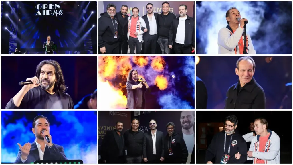 حفل أسطوري كامل العدد في ثالث ليالي مهرجان ”شتاء مدينتي” بمشاركة وائل جسار وبهاء سلطان ومدحت صالح