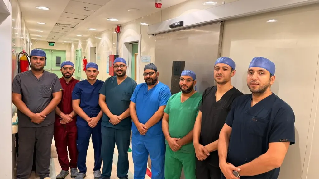 إنقاذ مريض سبعيني من تمدد بالشريان الأورطي والمأبضي بالقسطرة بمستشفى السلام بورسعيد