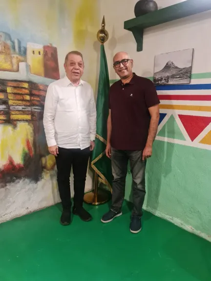 النائب أسامة شرشر يلتقى السفير أحمد عبد المجيد قنصل عام مصر في جدة