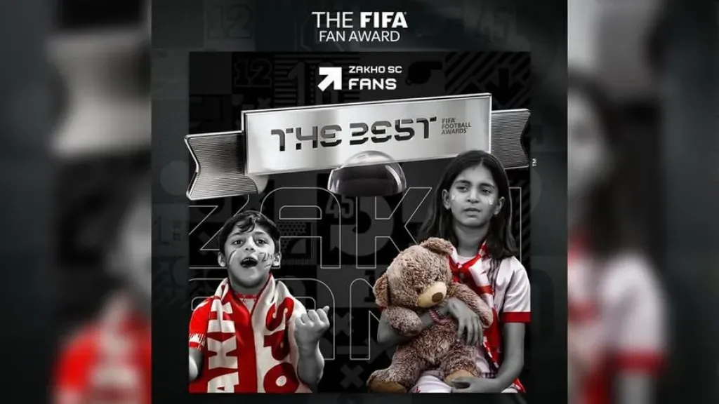 جمهور زاخو يحصل على لقب الأفضل عالميا من الفيفا بسبب ”لفتة إنسانية”