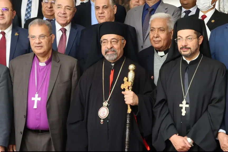 بطريرك الأقباط الكاثوليك يستقبل رئيس الطائفة الإنجيلية للتهنئة بعيد الميلاد المجيد