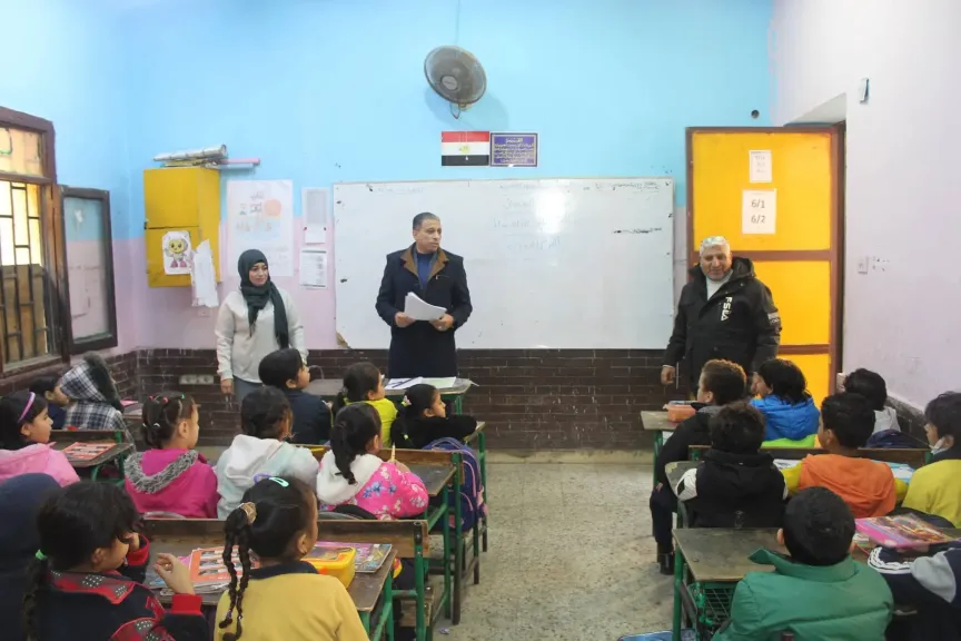 مدير «تعليم الجيزة»: المتابعة الميدانية نهج مستمر لتحقيق الانضباط...وأي تقصير سيتم التعامل معه فورًا