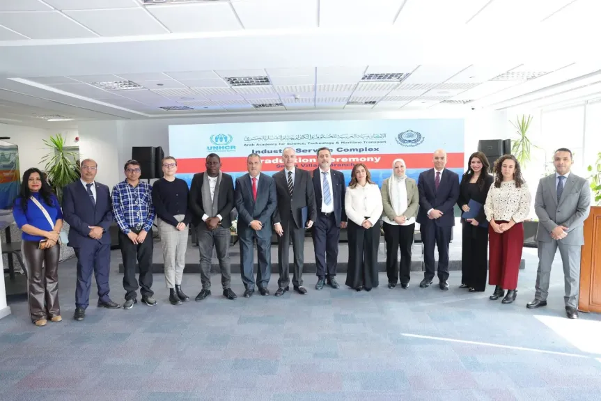 الأكاديمية العربية ومفوضية شؤون اللاجئين UNHCR تحتفلان بتخريج 98 شاباً ضمن مشروع ”تنمية المهارات”