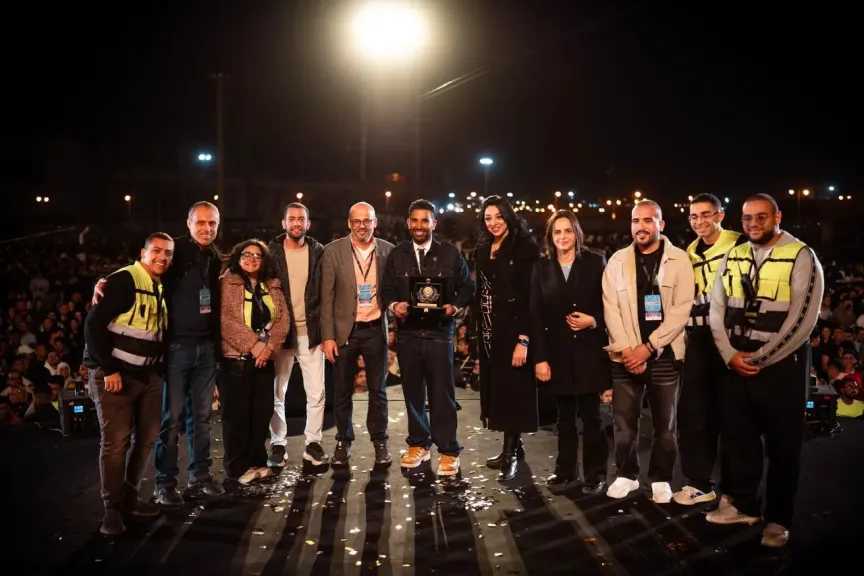 بهاء سلطان وأحمد سعد يحييان حفل استقبال طلاب ”الأكاديمية العربية”