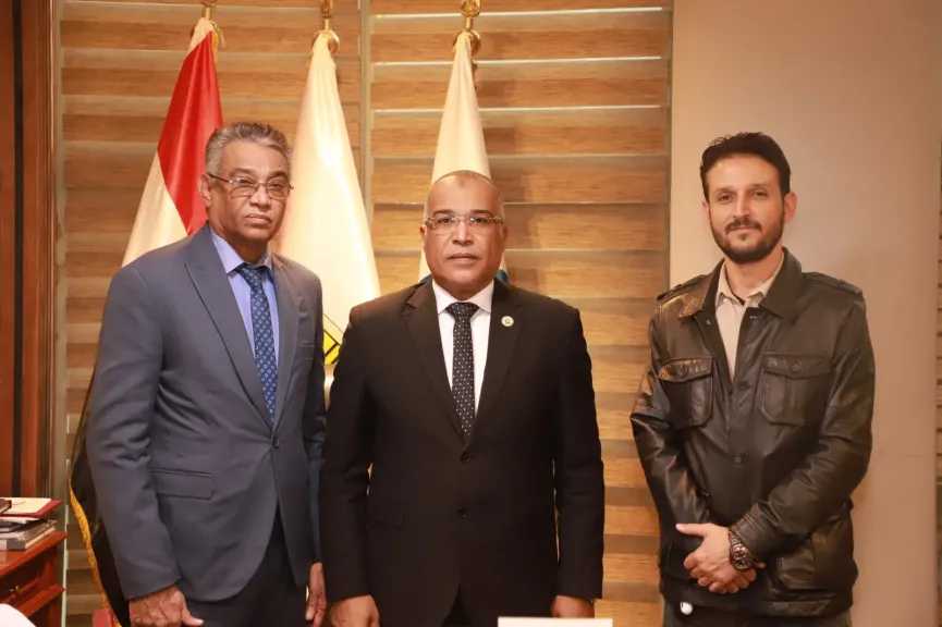 رئيس نقابة البترول يستقبل وفد نقابة البترول اليمنية في إطار عمق استراتيجي عربي وتعزيز العمل النقابي المشترك