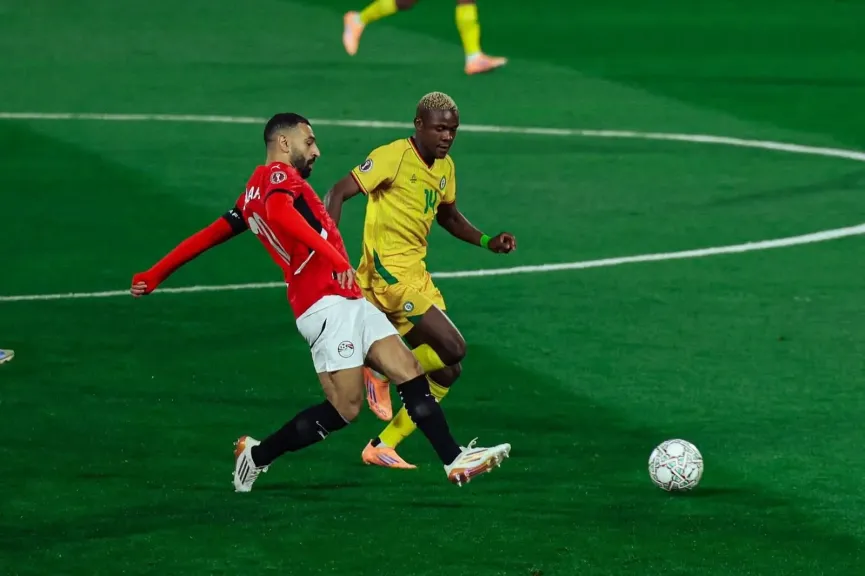 في الدقيقة 90 صلاح يضع الهدف الثاني في شباك زيمبابوي