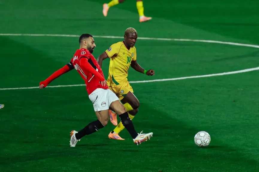 في الدقيقة 90 صلاح يضع الهدف الثاني في شباك زيمبابوي