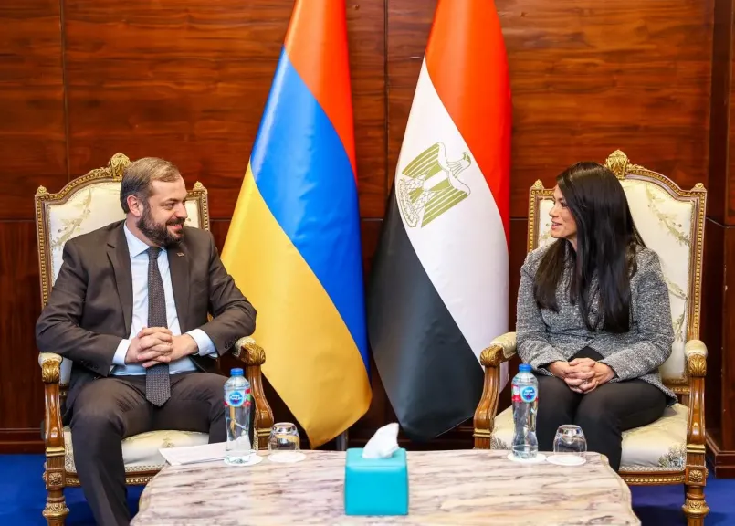 «المشاط»: نتطلع إلى شراكات أوسع مع أرمينيا لزيادة معدلات التبادل التجاري والاستثمارات المشتركة