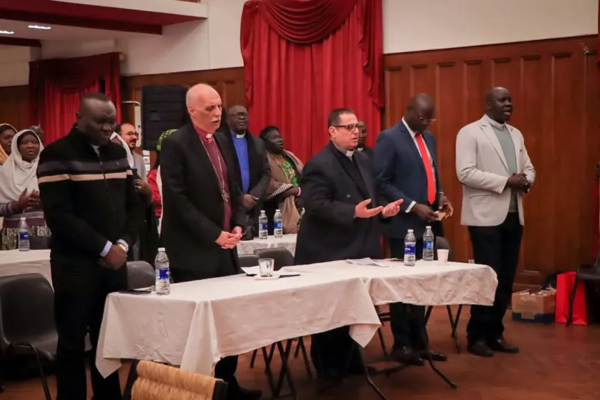 رئيس الكنيسة الأسقفية يشارك في الخدمة السودانية بمناسبة رأس السنة