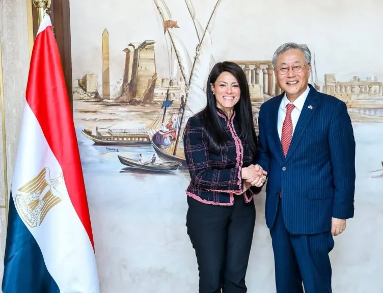 رانيا المشاط :تُثمن جهود السفير الكوري في تعظيم العلاقات المصرية الكورية