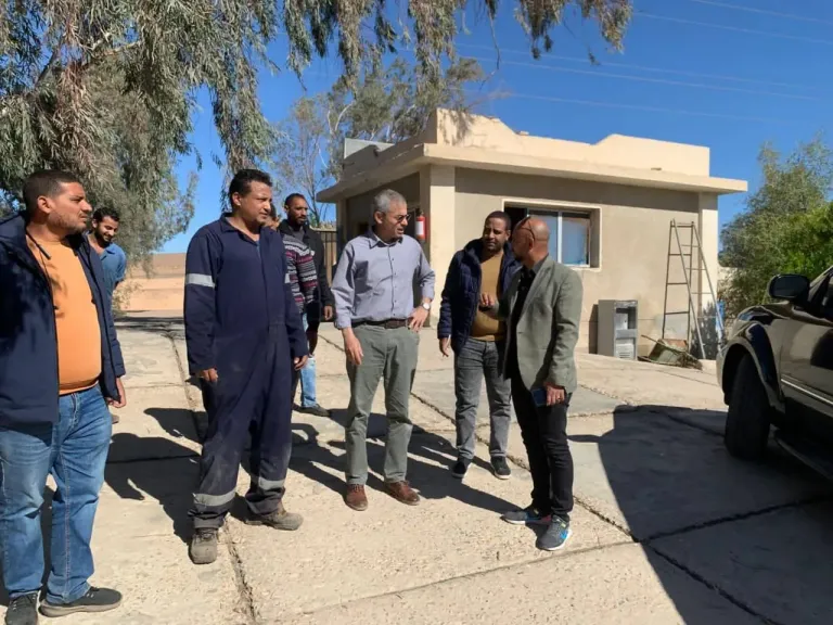 رئيس شركة مياه البحر الاحمر يتابع سير العمل بمواقع الشركة بالمنطقة الجنوبية   و روافع خط مياه قنا سفاجا