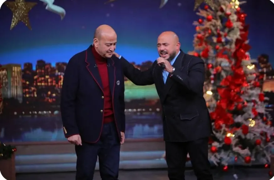 محمود العسيلي وعمرو أديب