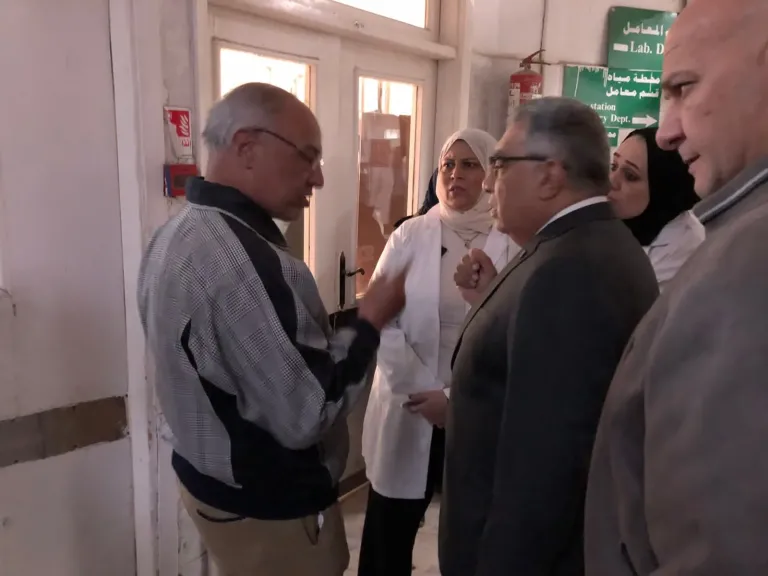 محافظ الدقهلية يتفقد مستشفى التأمين الصحي بسندوب : ويشدد على الالتزام بالجدول الزمني لتنفيذ أعمال التطوير بالمستشفى