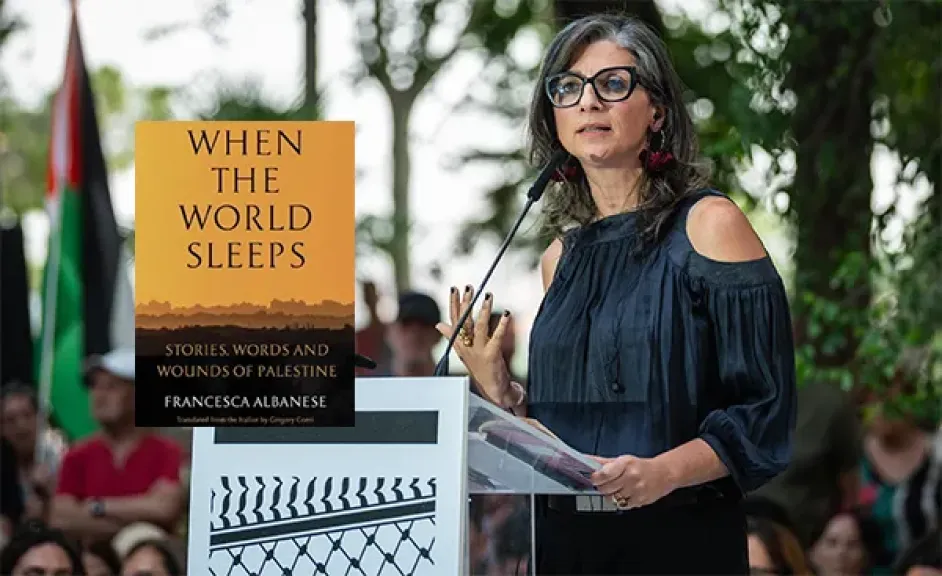كتاب «عندما ينام العالم.. قصص وكلمات وجراح فلسطين» بقلم فرانشيسكا ألبانيز