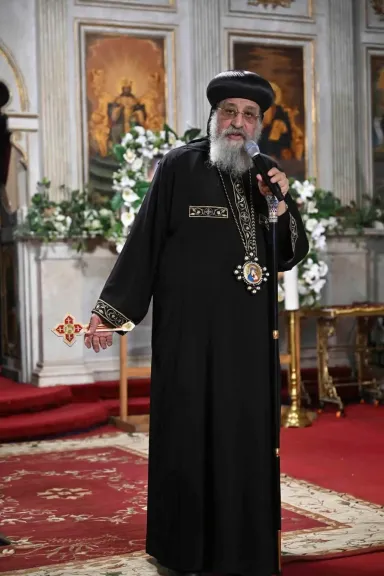 البابا تواضروس الثاني يستقبل العام الجديد 2026 بصلوات من أجل سلام العالم