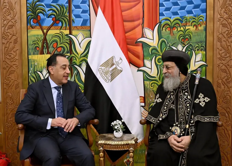رئيس الوزراء يهنئ البابا تواضروس بعيد الميلاد المجيد ويؤكد: هذه المناسبات فرصة عظيمة لإظهار المحبة والتقارب بين أبناء الوطن الواحد