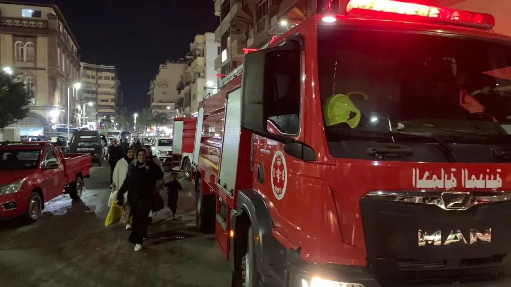 وفاة شخص في حريق مطعم شهير ليلة عيد الميلاد ببورسعيد