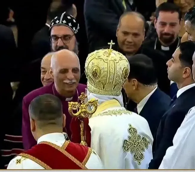 رئيس الكنيسة الأسقفية يشارك في قداس عيد الميلاد بالعاصمة الأدارية الجديدة