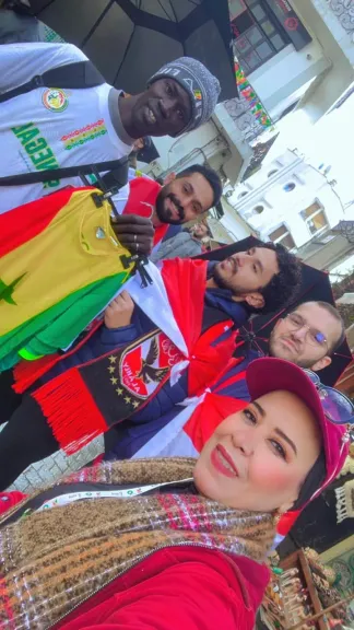 ساحات طنجة تشتعل بحماس الجماهير المشجعة لمصر ..واستعدادات على اعلى مستوى لتأمين مباراة الفراعنة والسنغال