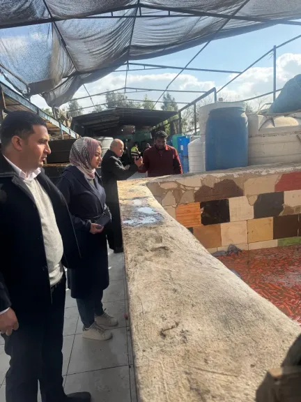 حملة مكبرة بقليوب تضبط 24 طن مخللات غير صالحة وتحمي صحة المواطنين