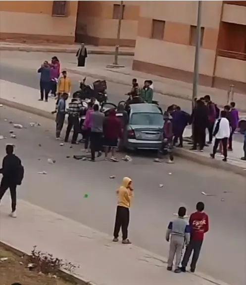 استعراض مميت أمام مدرسة بحدائق أكتوبر.. سقوط ضحايا بين الطلاب