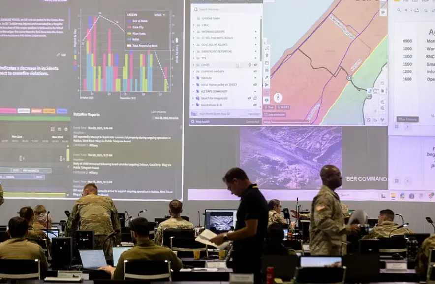 مركز كريات جات الامريكي في جنوب اسرائيل