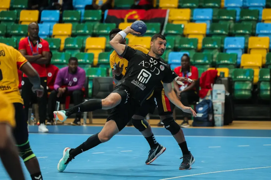 منتخب مصر يهزم أنجولا ٢٨/٤١ ببطولة إفريقيا لكرة اليد