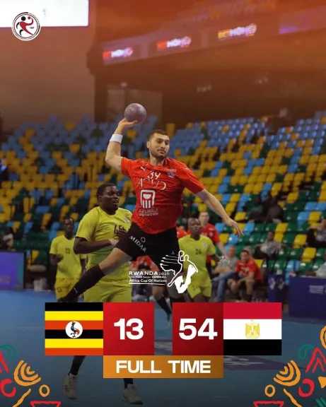 منتخب اليد يكتسح أوغندا ١٣/٥٤ ويحقق العلامة الكاملة بدور المجموعات بأمم أفريقيا