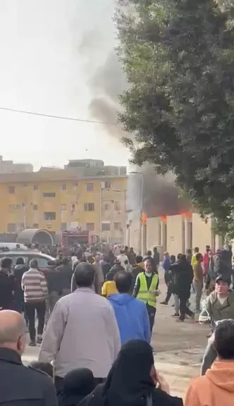 حريق بمستشفى أطفال مصر في زينهم دون إصابات