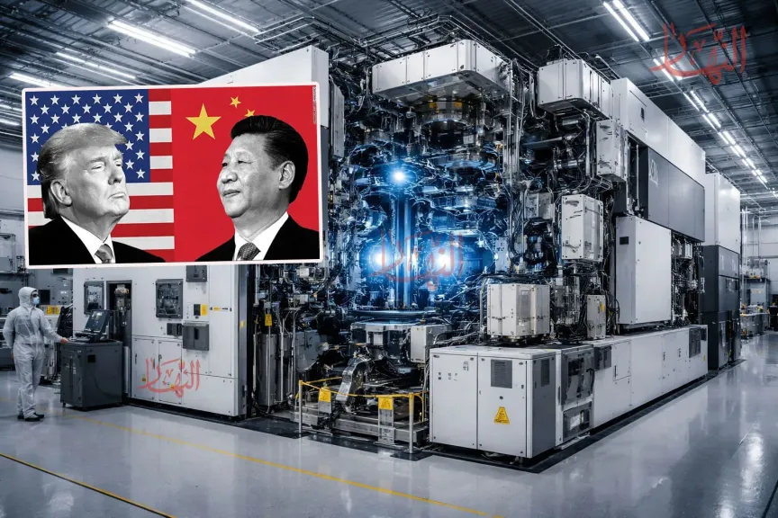 صورة الة EUV الصينية الجديدة التى ستغير وجه العالم