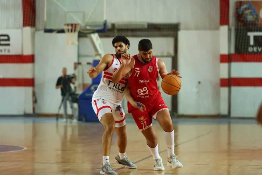 الأهلي يحسم قمة الجولة الحادية عشرة من دوري أليانز لكرة السلة أمام الزمالك