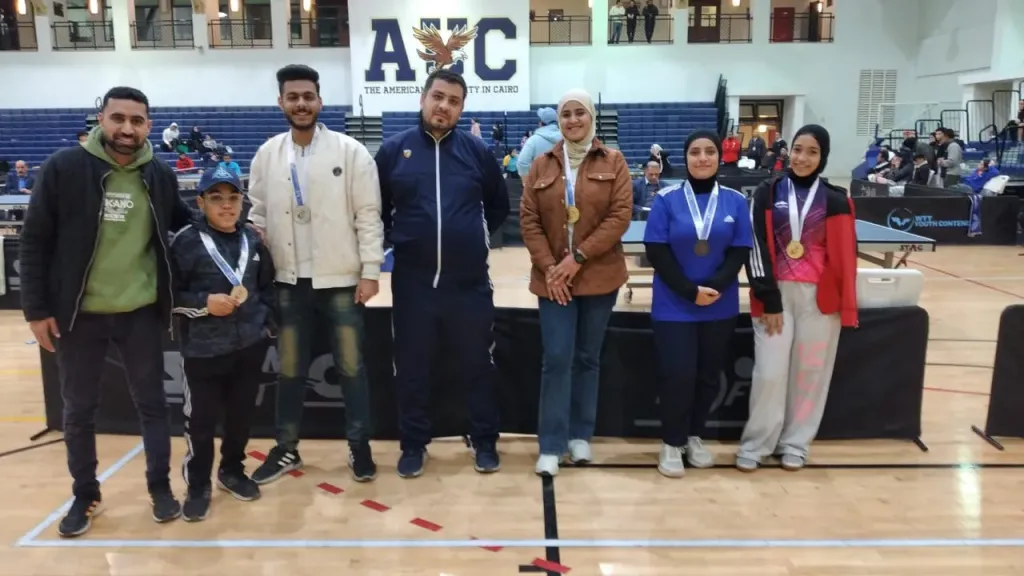 ”جامعة بنها” تحصد مراكز متقدمة في بطولة الجامعات المصرية لتنس الطاولة