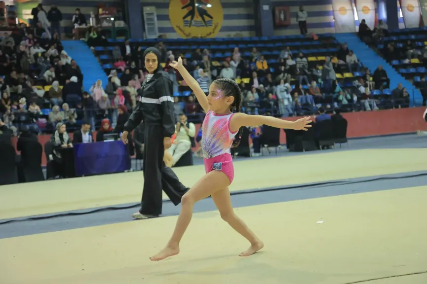 صوفيا سعيد تحصد ذهبية بطولة الجمهورية للجمباز آنسات تحت 6 سنوات