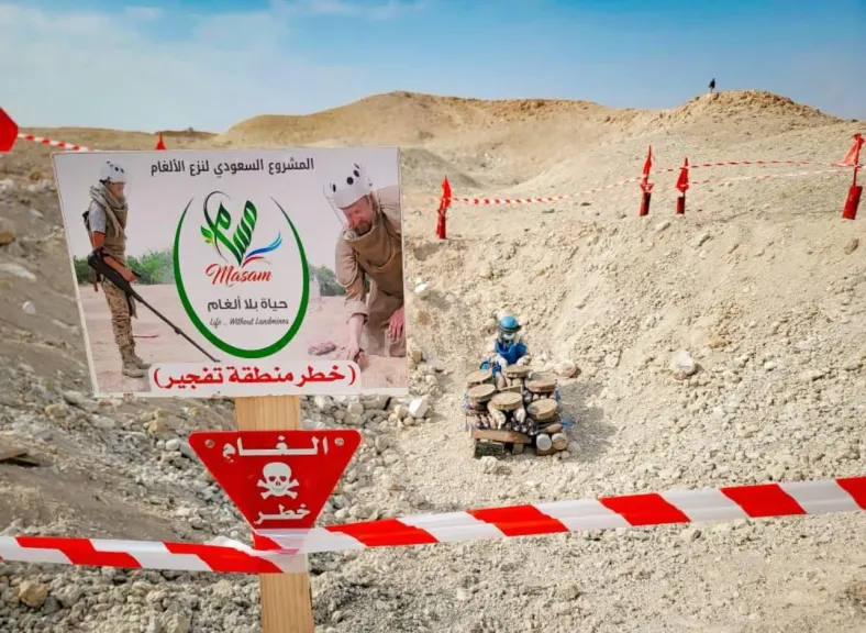 مشروع «مسام» يتلف 1531 لغماً ومخلفات حربية في المكلا