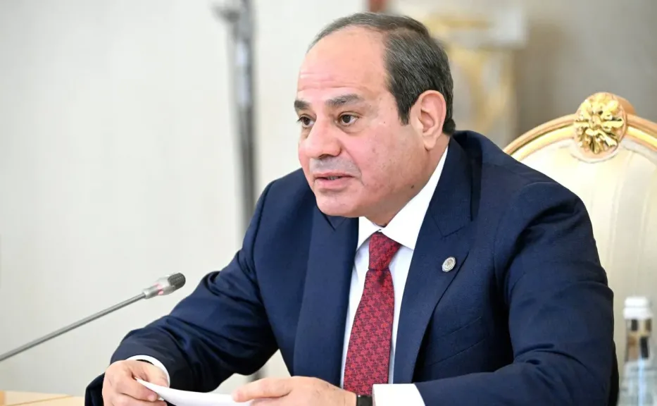 الرئيس عبد الفتاح السيسي يهنئ منتخب مصر لكرة اليد بعد تتويجه بكأس الأمم الأفريقية